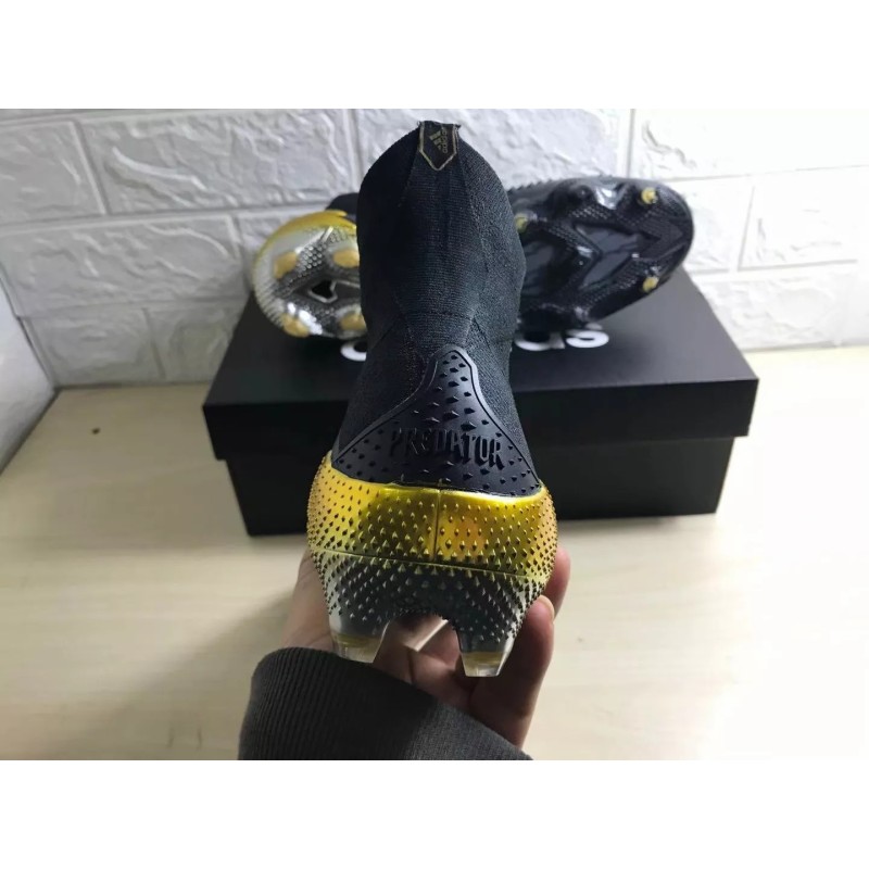 Botas de Fútbol Adidas Predator Mutator 20 FG Unisex Negro&Blanco&Dorado (#36~#45)