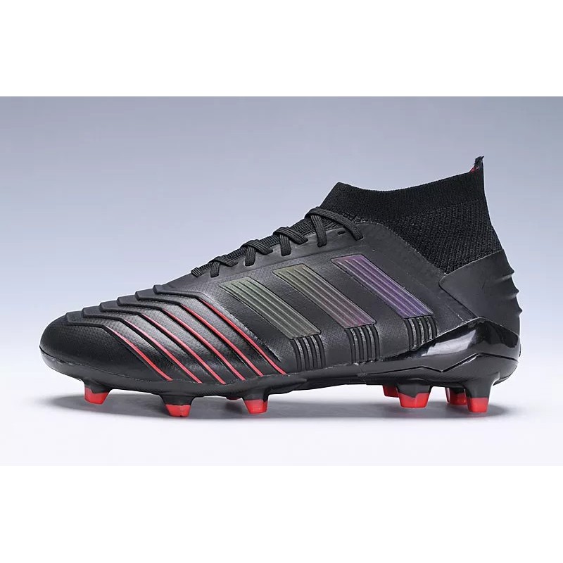 Botas de Fútbol Adidas Predator 19 FG Unisex Negro&Rojo (#39~#45)