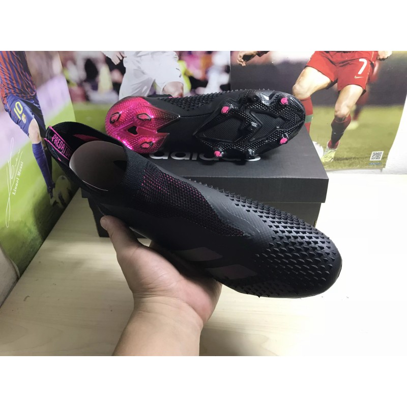 Botas de Fútbol Adidas Predator Mutator 20 FG Unisex Negro&Rosa (#35~#45)