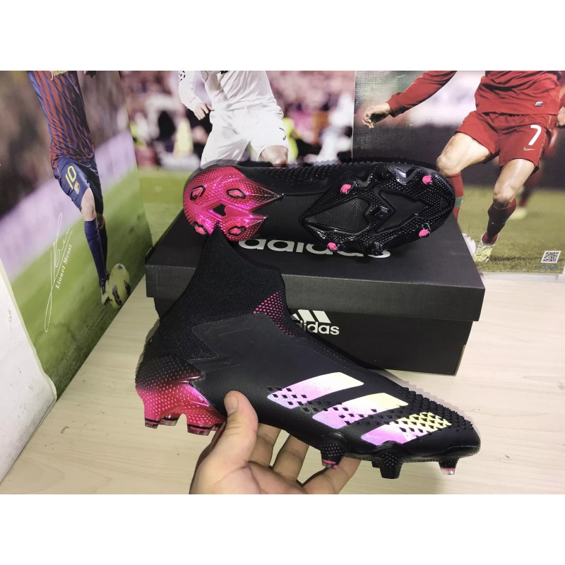 Botas de Fútbol Adidas Predator Mutator 20 FG Unisex Negro&Rosa (#35~#45)