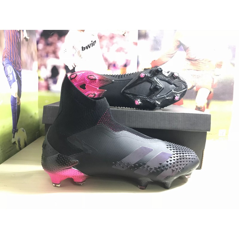 Botas de Fútbol Adidas Predator Mutator 20 FG Unisex Negro&Rosa (#35~#45)