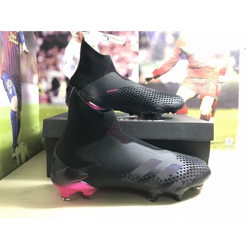Botas de Fútbol Adidas Predator Mutator 20 FG Unisex Negro&Rosa (#35~#45)
