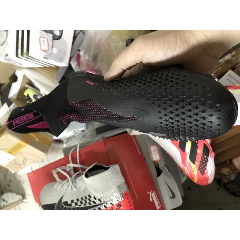 Botas de Fútbol Adidas Predator Mutator 20 FG Unisex Negro&Rosa (#35~#45)