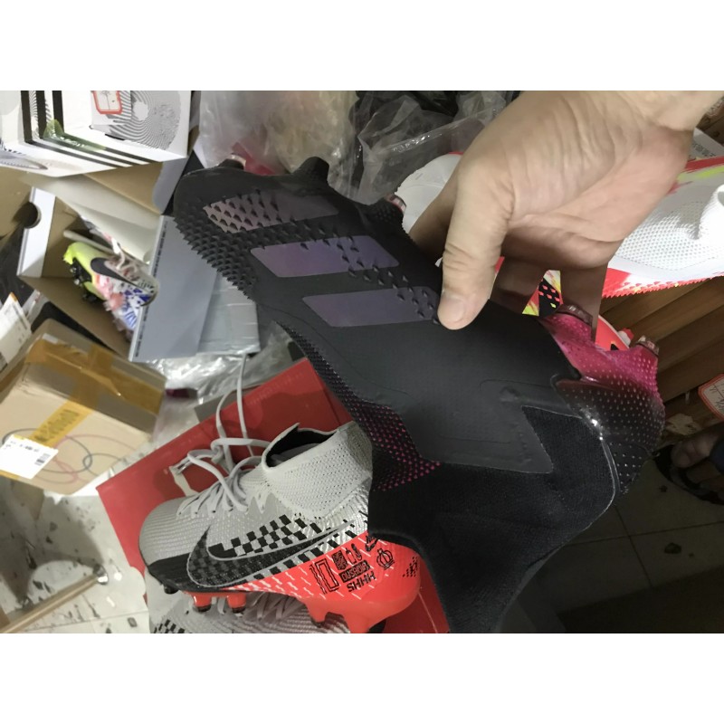 Botas de Fútbol Adidas Predator Mutator 20 FG Unisex Negro&Rosa (#35~#45)