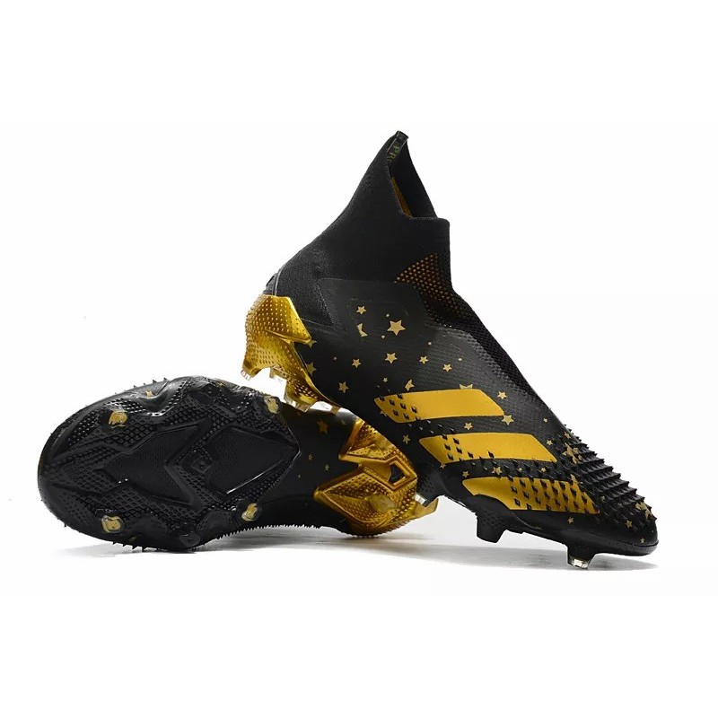 Botas de Fútbol Adidas Predator Mutator 20 FG Unisex Negro&Dorado (#35~#45)