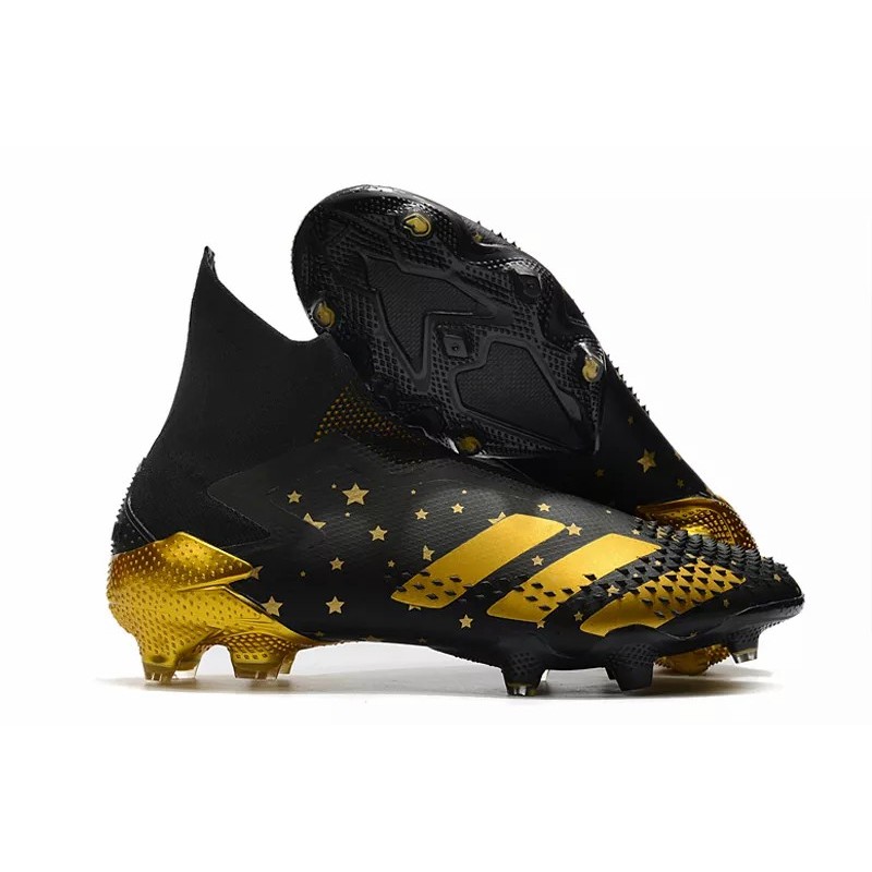 Botas de Fútbol Adidas Predator Mutator 20 FG Unisex Negro&Dorado (#35~#45)