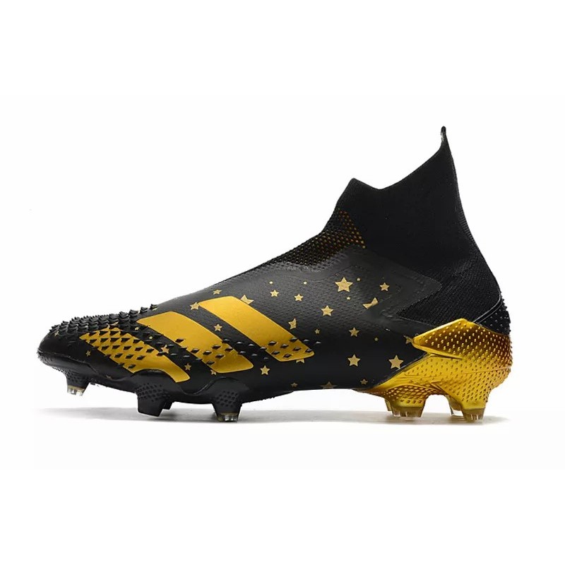 Botas de Fútbol Adidas Predator Mutator 20 FG Unisex Negro&Dorado (#35~#45)