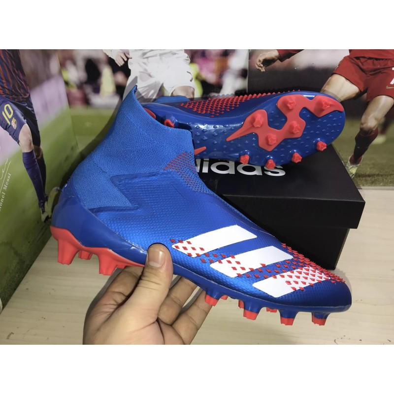 Botas de Fútbol Adidas Predator Mutator 20 AG Hombre Azul / Negro / Blanco&Rojo / Blanco&Negro (#38~#45)