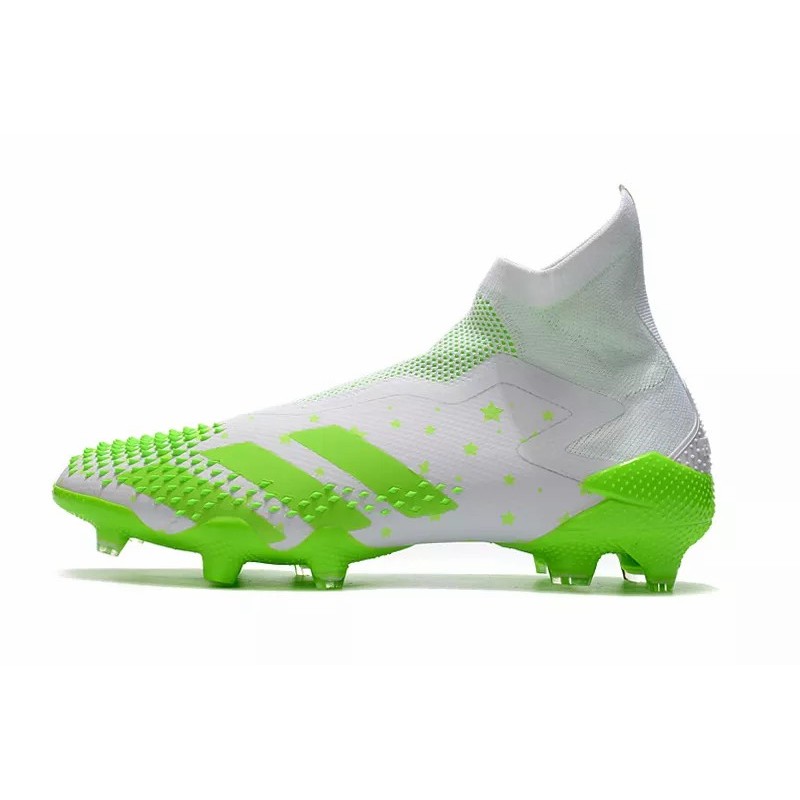 Botas de Fútbol Adidas Predator Mutator 20 FG Hombre Blanco&Verde (#38~#45)