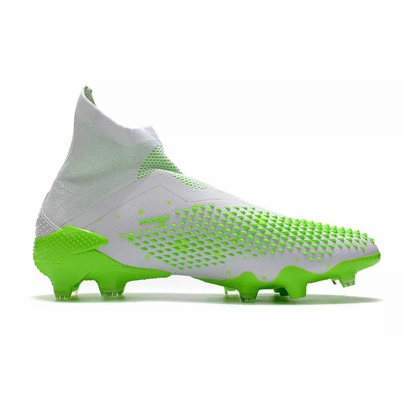 Botas de Fútbol Adidas Predator Mutator 20 FG Hombre Blanco&Verde (#38~#45)