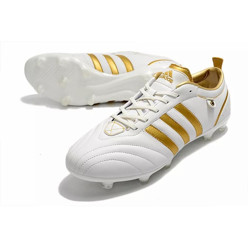 Botas de Fútbol Adidas Adipure FG Hombre Blanco&Dorado (#39~#45)