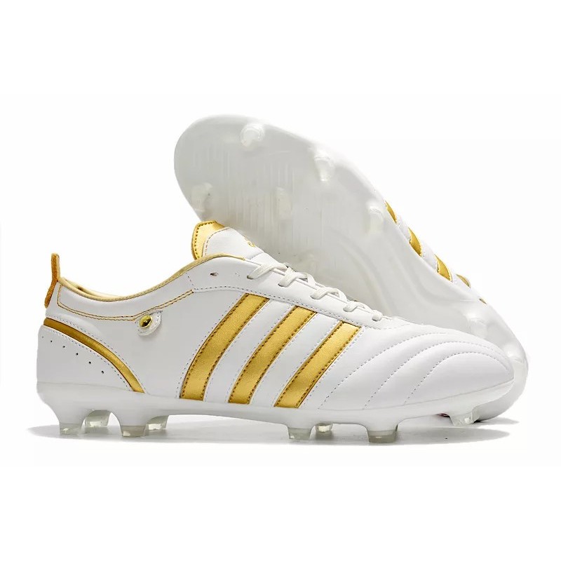 Botas de Fútbol Adidas Adipure FG Hombre Blanco&Dorado (#39~#45)
