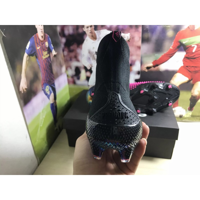 Botas de Fútbol Adidas Predator Mutator 20 FG Unisex Negro&Rosa (#35~#45)