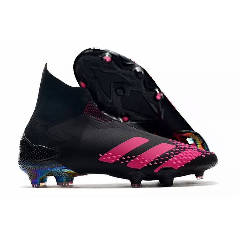 Botas de Fútbol Adidas Predator Mutator 20 FG Unisex Negro&Rosa (#35~#45)