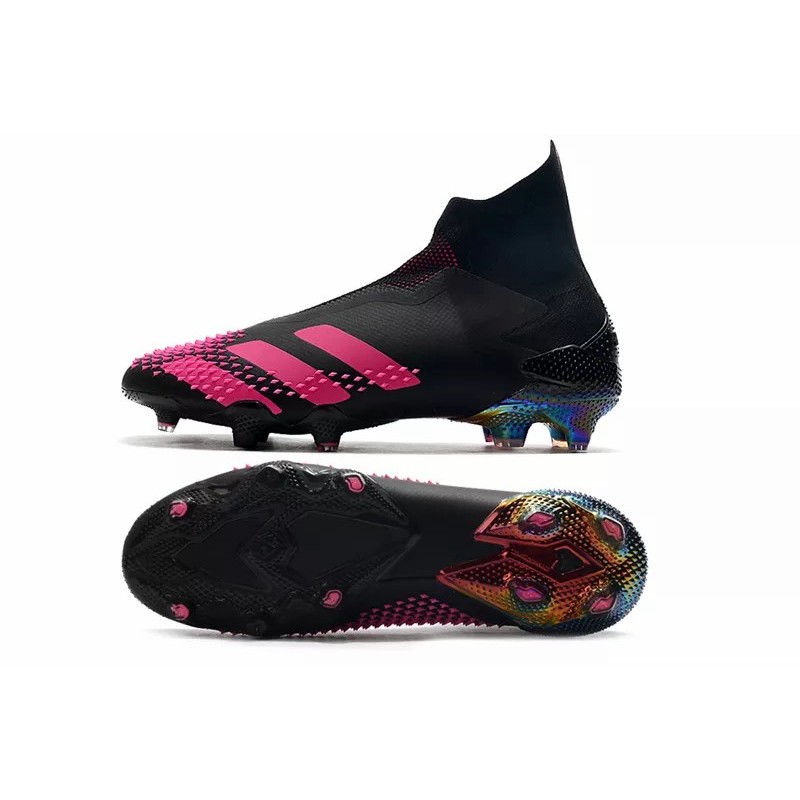 Botas de Fútbol Adidas Predator Mutator 20 FG Unisex Negro&Rosa (#35~#45)