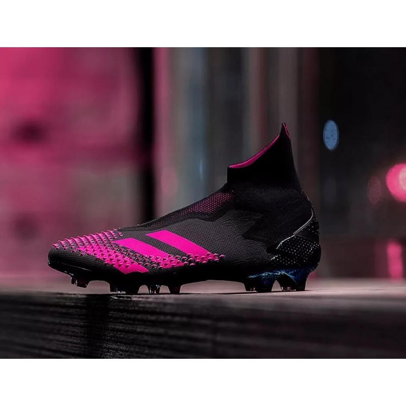 Botas de Fútbol Adidas Predator Mutator 20 FG Unisex Negro&Rosa (#35~#45)