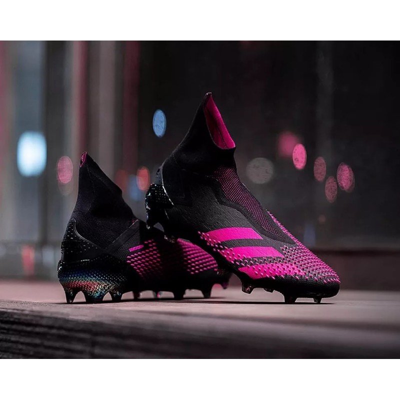 Botas de Fútbol Adidas Predator Mutator 20 FG Unisex Negro&Rosa (#35~#45)