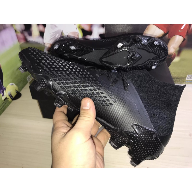 Botas de Fútbol Adidas Predator Mutator 20.1 FG Hombre Negro&Plateado (#39~#45)