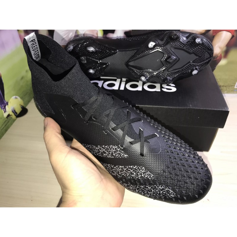 Botas de Fútbol Adidas Predator Mutator 20.1 FG Hombre Negro&Plateado (#39~#45)