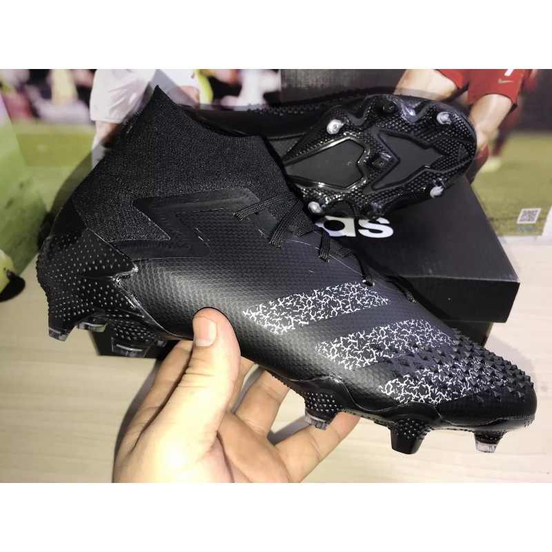 Botas de Fútbol Adidas Predator Mutator 20.1 FG Hombre Negro&Plateado (#39~#45)