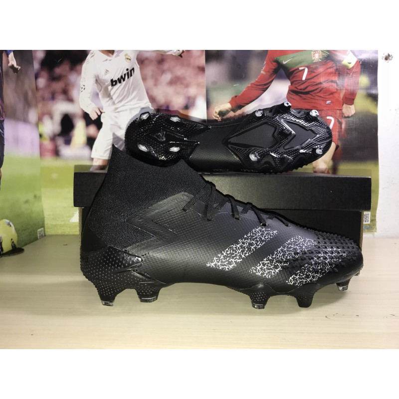 Botas de Fútbol Adidas Predator Mutator 20.1 FG Hombre Negro&Plateado (#39~#45)