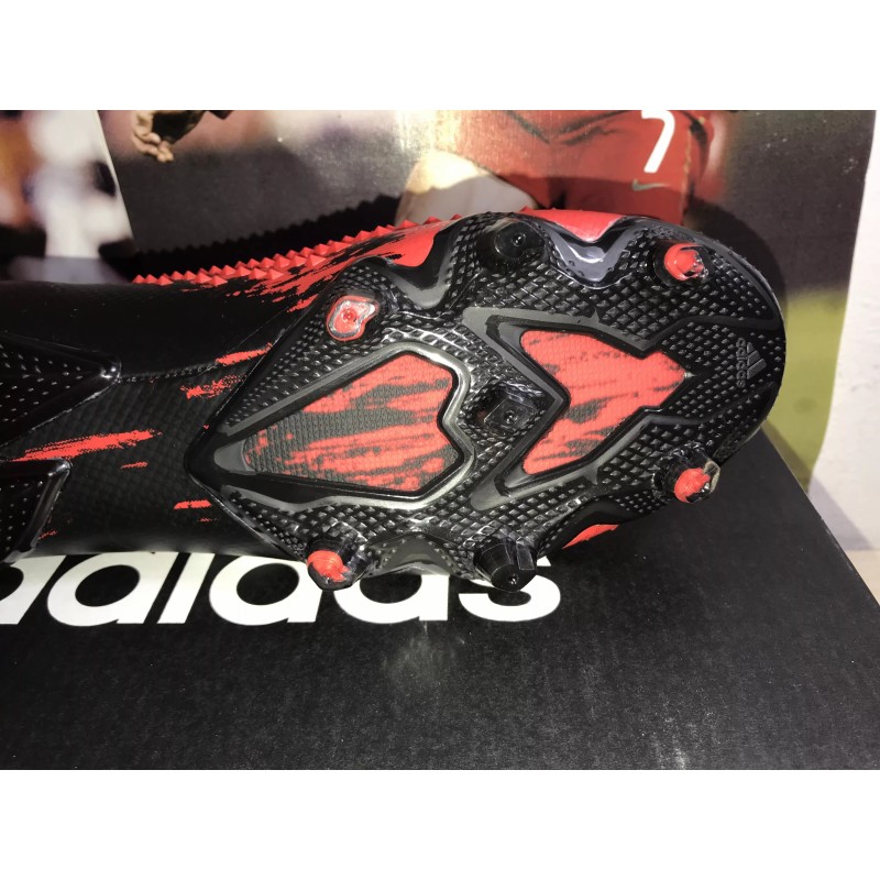 Botas de Fútbol Adidas Predator Mutator 20.1 FG Hombre Negro&Rojo (#39~#45)
