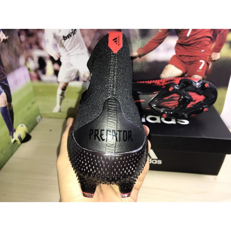 Botas de Fútbol Adidas Predator Mutator 20.1 FG Hombre Negro&Rojo (#39~#45)