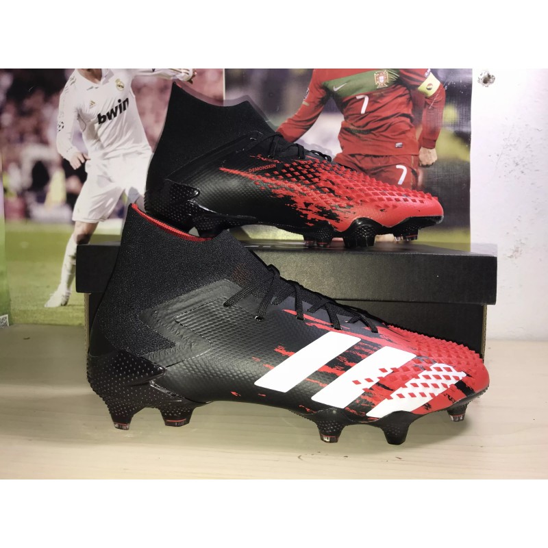 Botas de Fútbol Adidas Predator Mutator 20.1 FG Hombre Negro&Rojo (#39~#45)