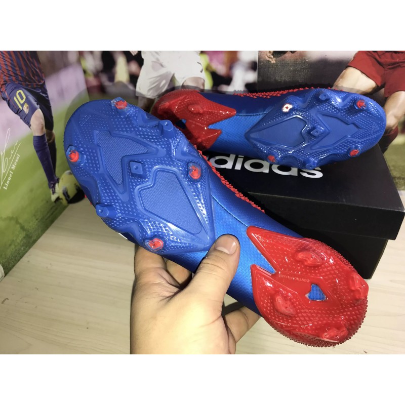 Botas de Fútbol Adidas Predator Mutator 20.1 FG Hombre Azul&Rojo (#39~#45)