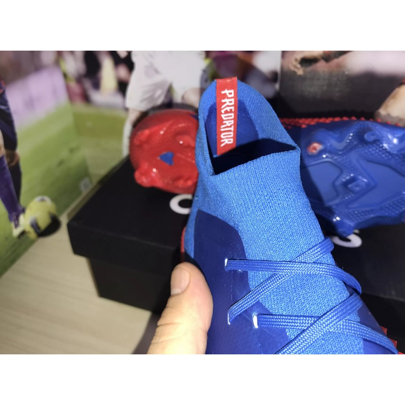 Botas de Fútbol Adidas Predator Mutator 20.1 FG Hombre Azul&Rojo (#39~#45)