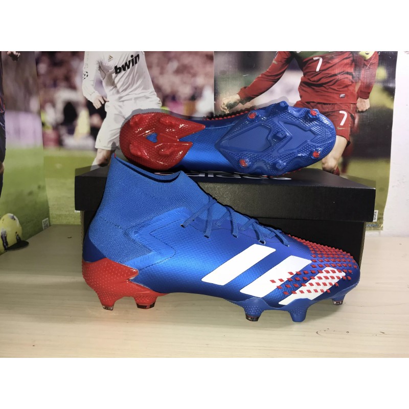 Botas de Fútbol Adidas Predator Mutator 20.1 FG Hombre Azul&Rojo (#39~#45)