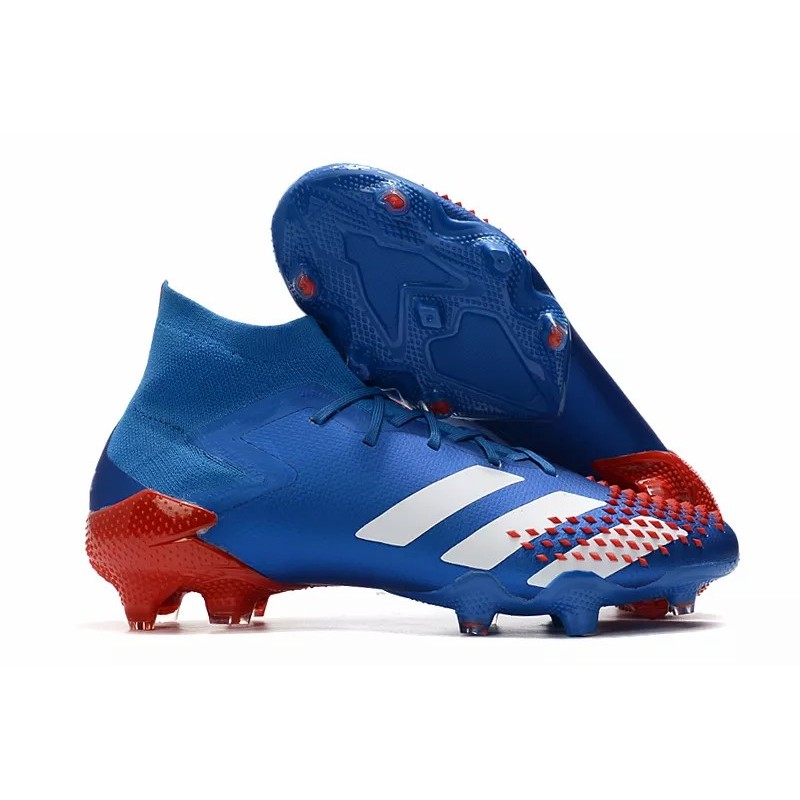 Botas de Fútbol Adidas Predator Mutator 20.1 FG Hombre Azul&Rojo (#39~#45)