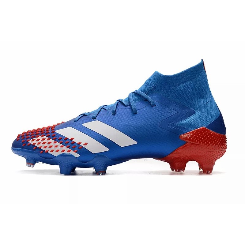 Botas de Fútbol Adidas Predator Mutator 20.1 FG Hombre Azul&Rojo (#39~#45)