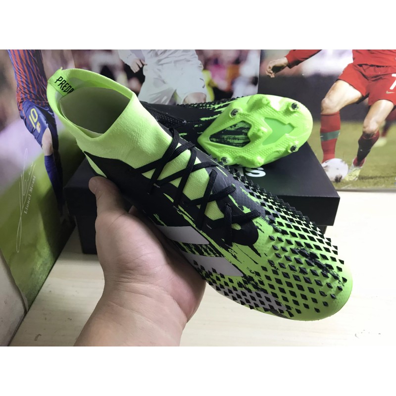 Botas de Fútbol Adidas Predator Mutator 20.1 FG Hombre Verde&Negro (#39~#45)