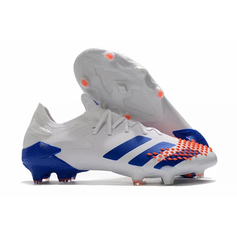 Botas de Fútbol Adidas Predator Mutator 20.1 FG Hombre Blanco&Azul (#39~#45)