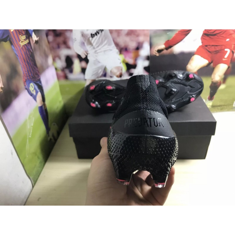 Botas de Fútbol Adidas Predator Mutator 20.1 Bajo FG Negro&Rosa (#39~#45)