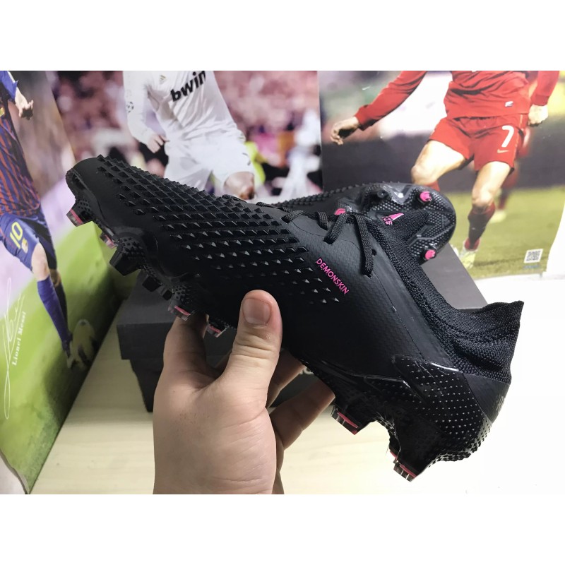 Botas de Fútbol Adidas Predator Mutator 20.1 Bajo FG Negro&Rosa (#39~#45)