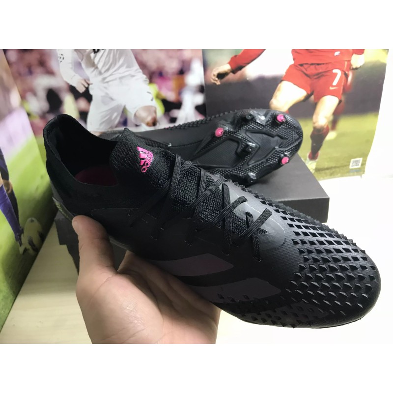 Botas de Fútbol Adidas Predator Mutator 20.1 Bajo FG Negro&Rosa (#39~#45)
