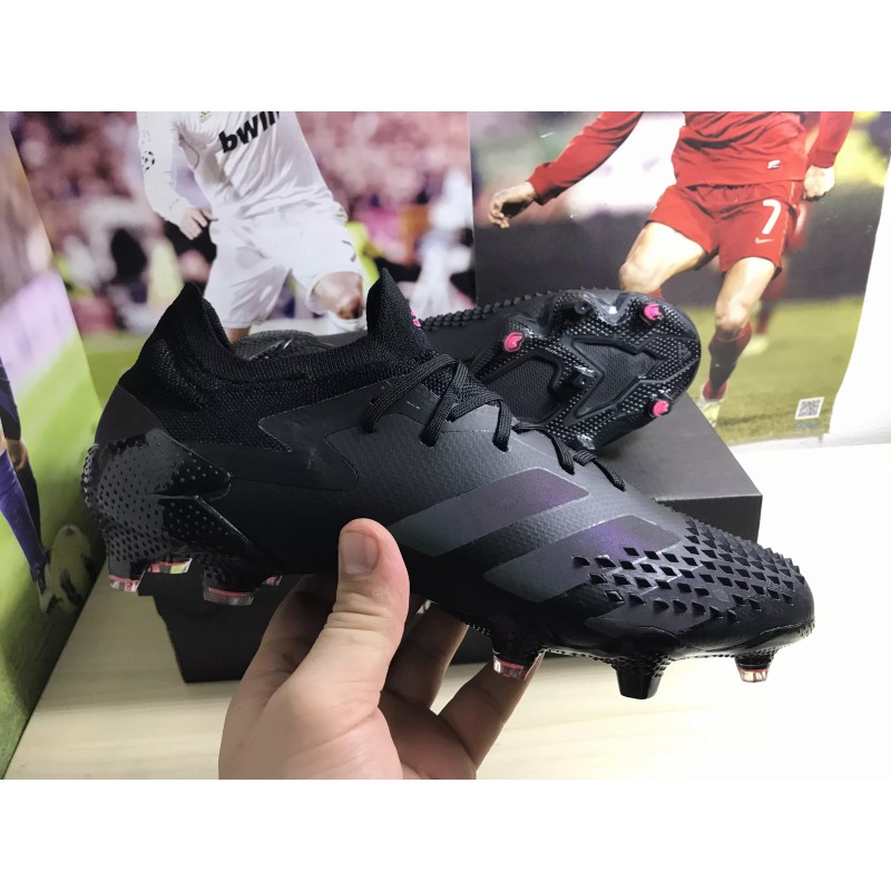 Botas de Fútbol Adidas Predator Mutator 20.1 Bajo FG Negro&Rosa (#39~#45)