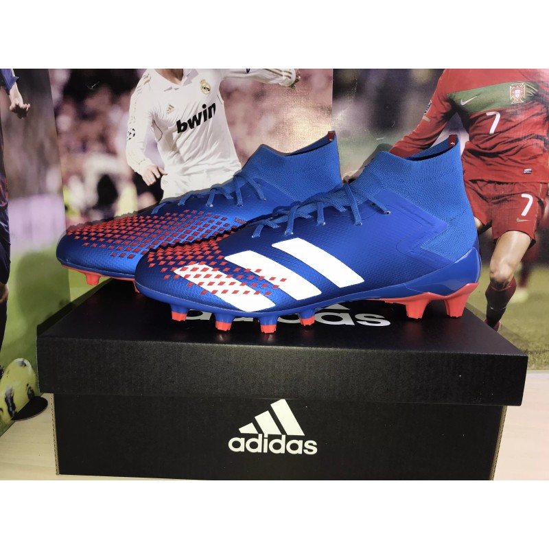 Botas de Fútbol Adidas Predator Mutator 20.1 AG Azul Real (#38~#45)