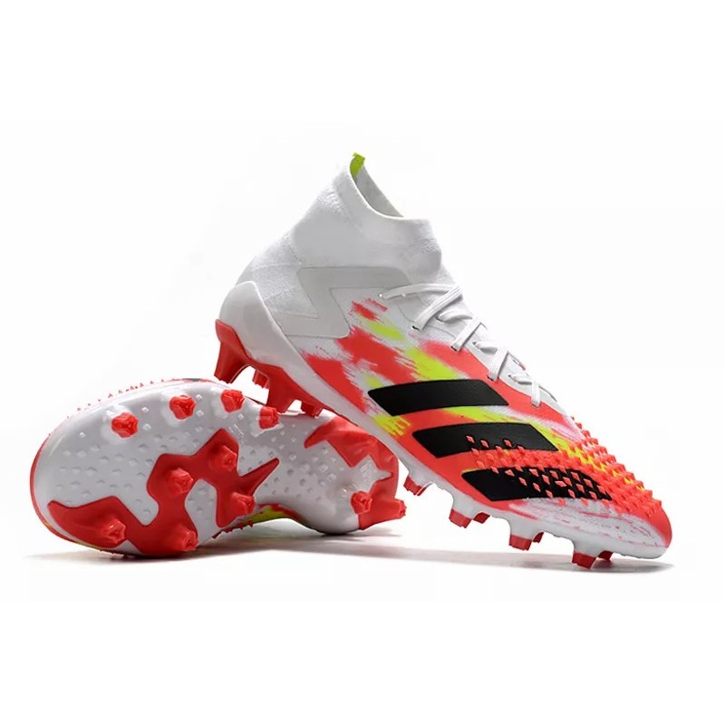 Botas de Fútbol Adidas Predator Mutator 20.1 AG Blanco&Naranja&Amarillo (#38~#45)