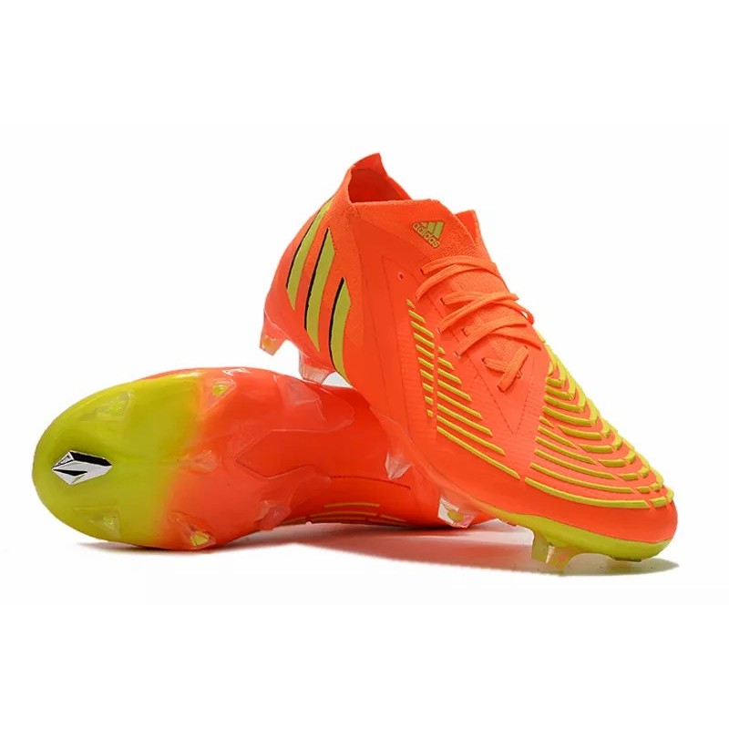 Botas de Fútbol Adidas Predator Edge Geometric.1 FG Hombre Naranja&Amarillo (#39~#45)