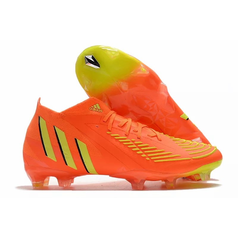 Botas de Fútbol Adidas Predator Edge Geometric.1 FG Hombre Naranja&Amarillo (#39~#45)
