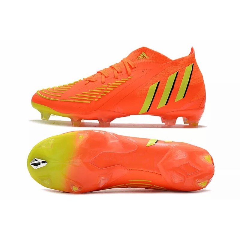 Botas de Fútbol Adidas Predator Edge Geometric.1 FG Hombre Naranja&Amarillo (#39~#45)