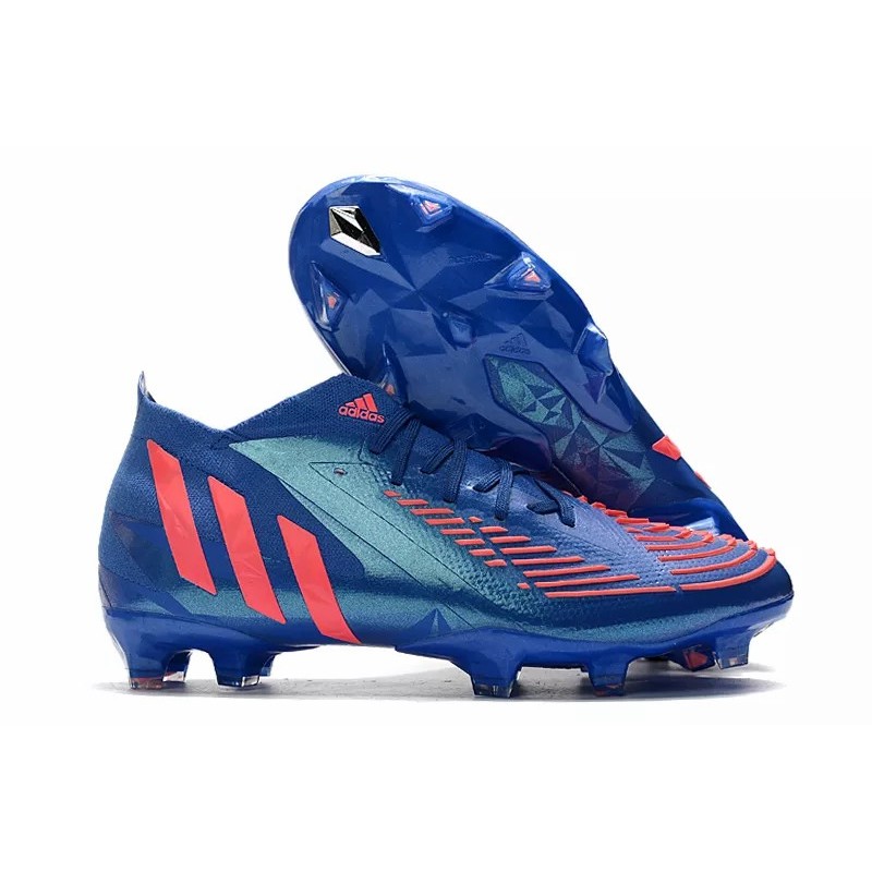 Botas de Fútbol Adidas Predator Edge Geometric.1 FG Hombre Azul&Rosado (#39~#45)