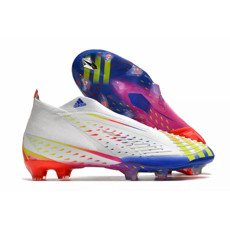 Botas de Fútbol Adidas Predator Edge Copa Mundial Qatar 2022 Unisex Blanco (#36~#45)