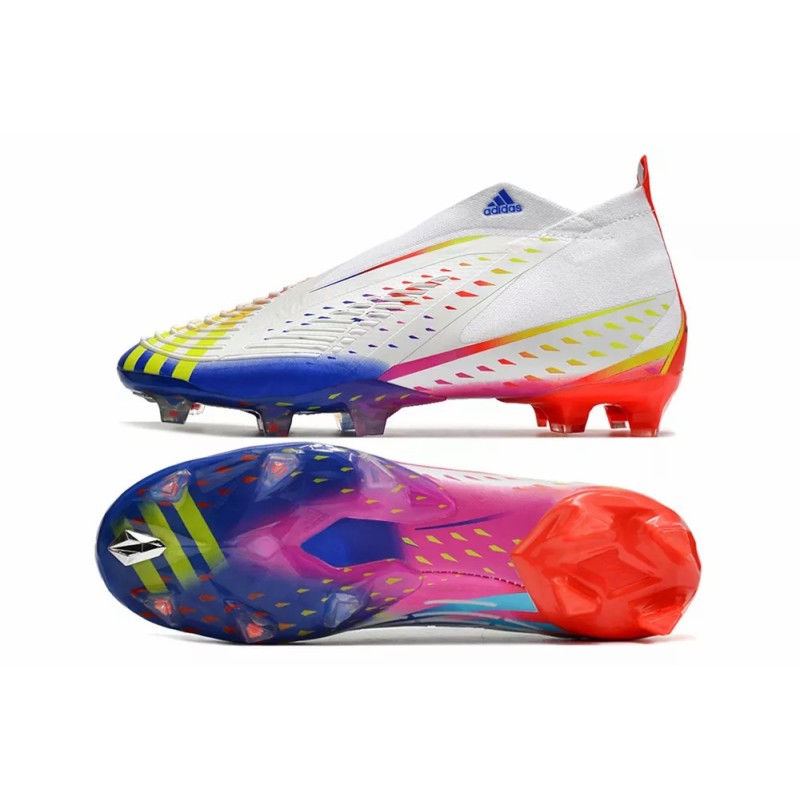 Botas de Fútbol Adidas Predator Edge Copa Mundial Qatar 2022 Unisex Blanco (#36~#45)