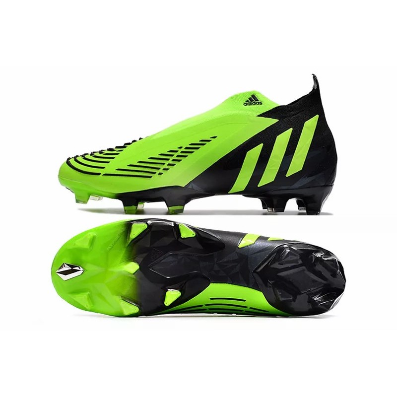 Botas de Fútbol Adidas Predator Edge Geometric FG Unisex Verde&Negro (#36~#45)