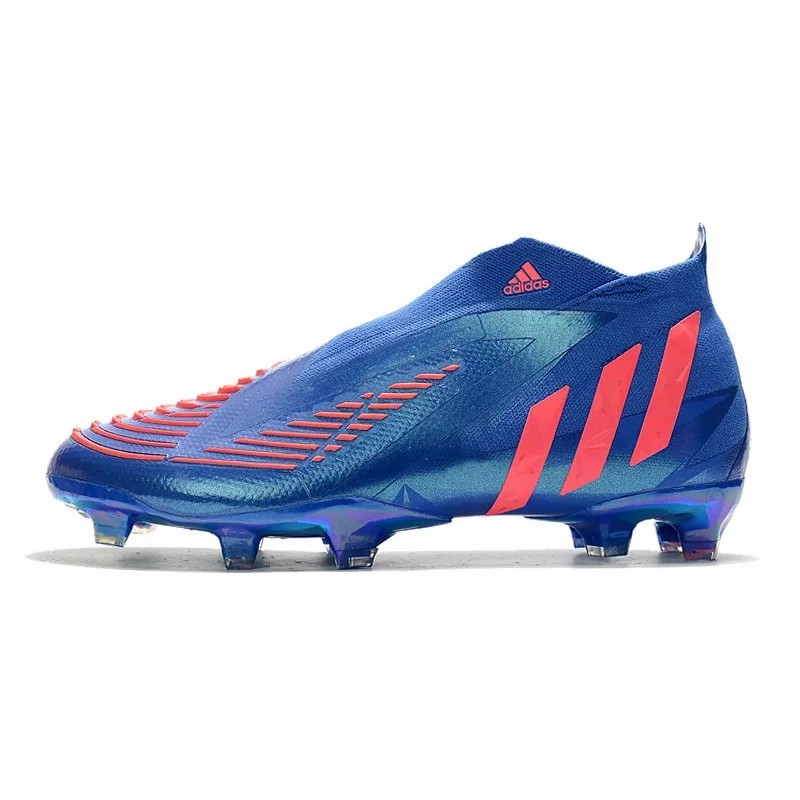 Botas de Fútbol Adidas Predator Edge Geometric FG Unisex Azul&Rosa (#36~#45)