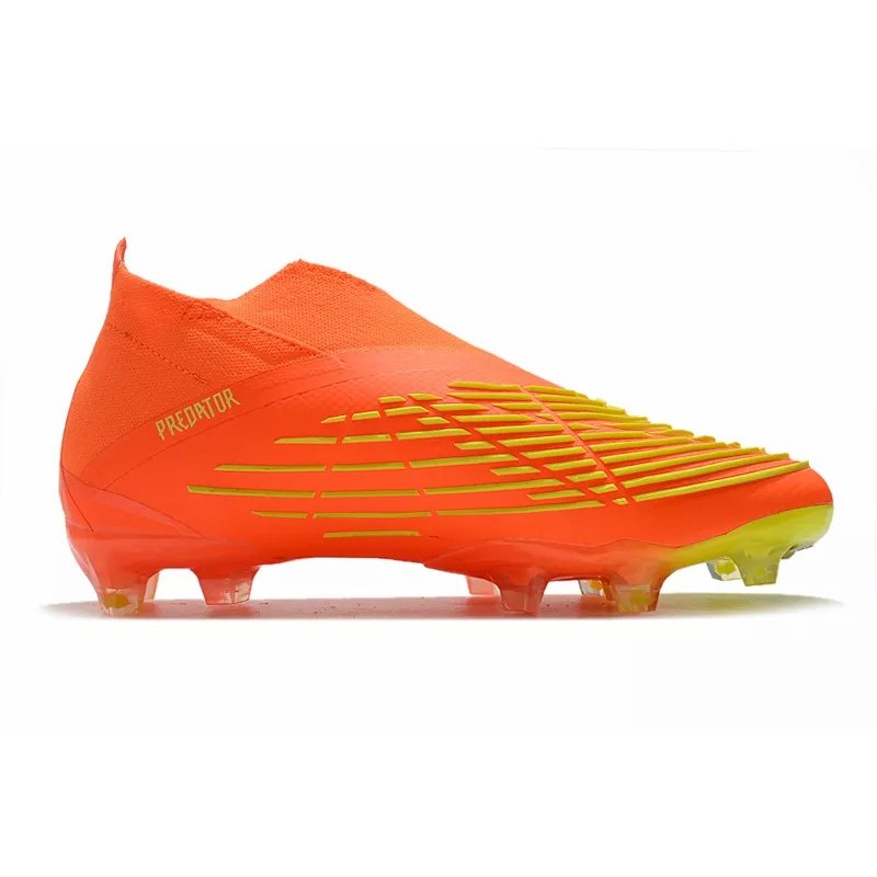 Botas de Fútbol Adidas Predator Edge Geometric FG Unisex Naranja&Amarillo (#36~#45)